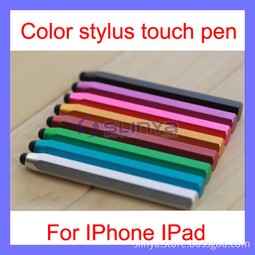 Capative Screen Alloy Color Stylus Aluminum Touch Pen for iPhone iPad iPod Galaxy (SL-P11)